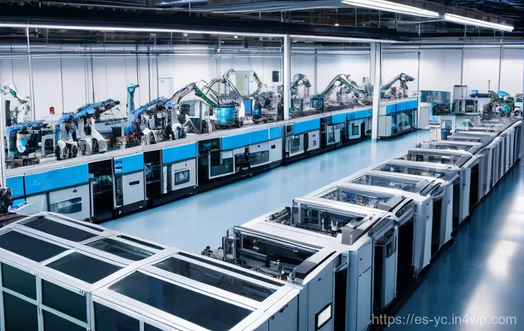 리쇼어링의 교육 및 훈련 필요성 - Prompt 1: Modern Reshoring Factory with Advanced Tech**