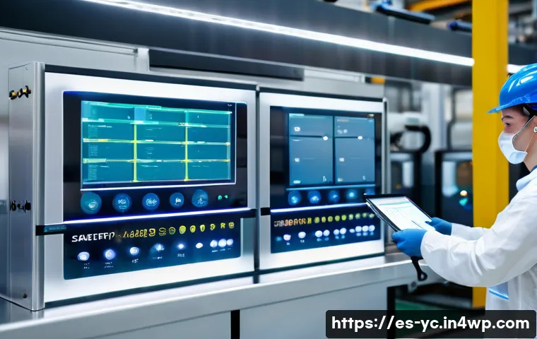 리쇼어링의 현실적인 도전 과제 - A modern manufacturing factory interior in a developed European country, showcasing advanced robotic...